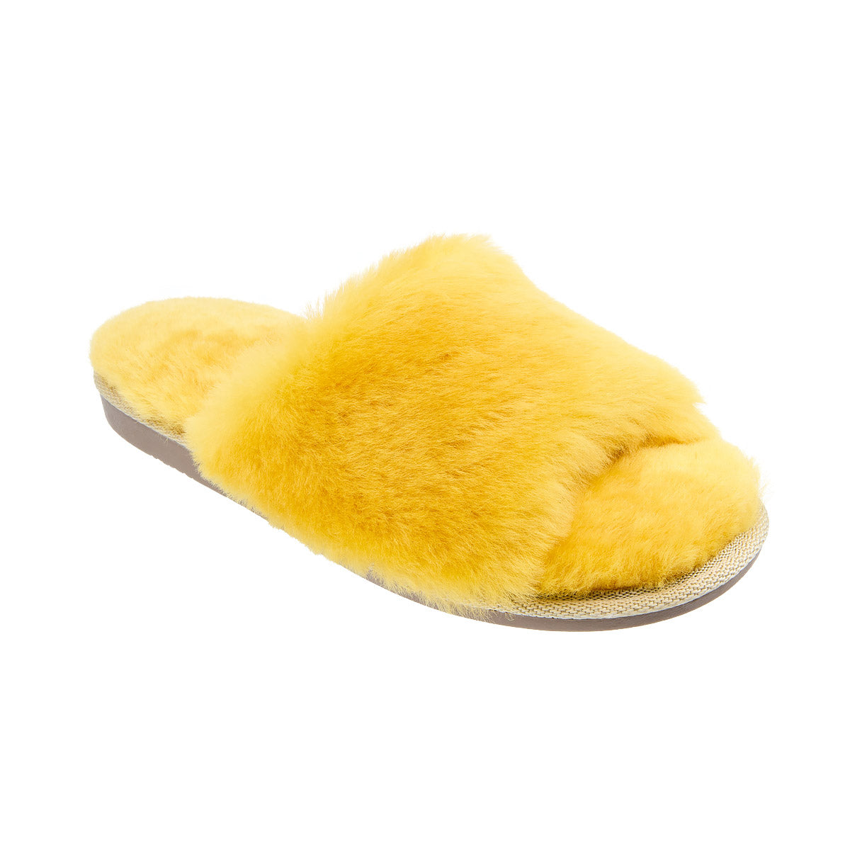 WOMEN'S SLIPPERS ANOA MUSTARD