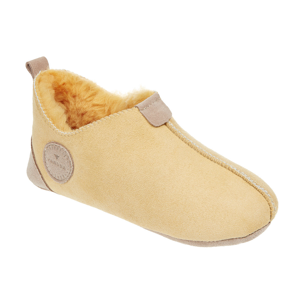 Children's slippers OXFORD MUSTARD