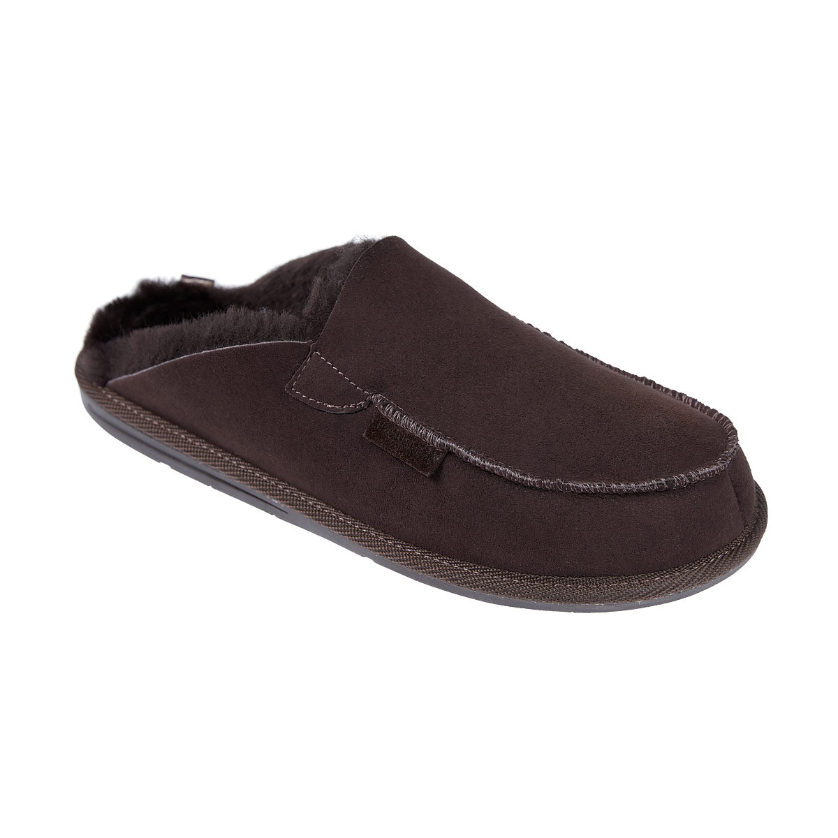 AWASSI BROWN MEN'S SLIPPERS