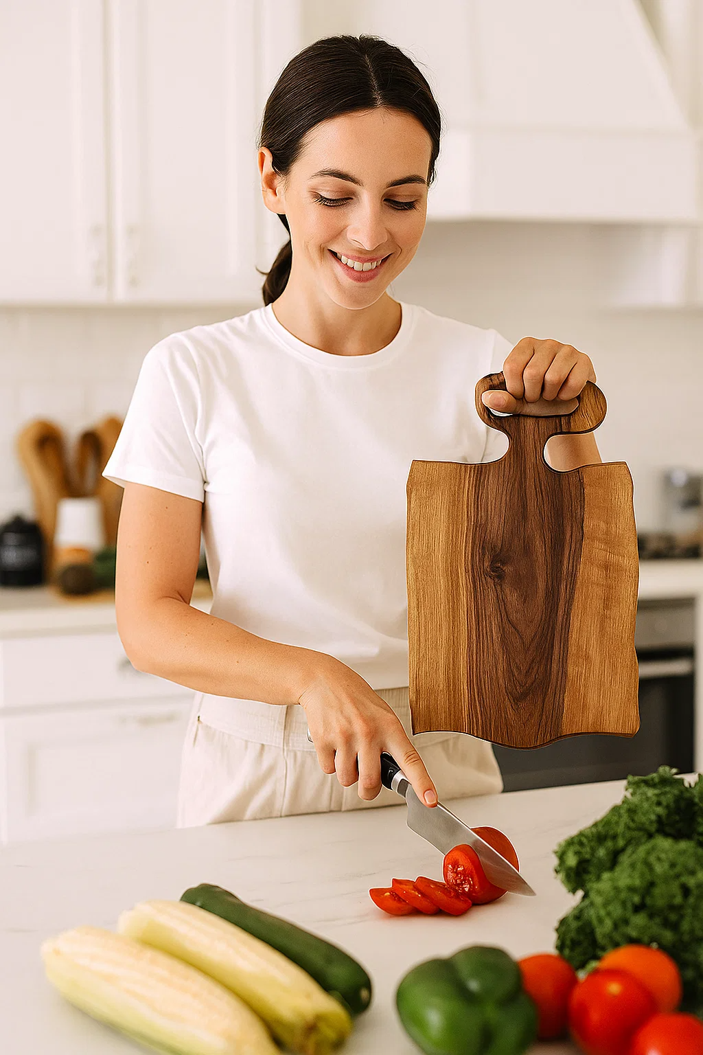 Traditional Wooden Cutting Board