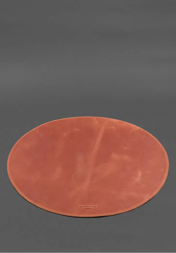 Genuine leather desk set 1.2 light brown Crazy Horse - BN-set-1-2-k-kr