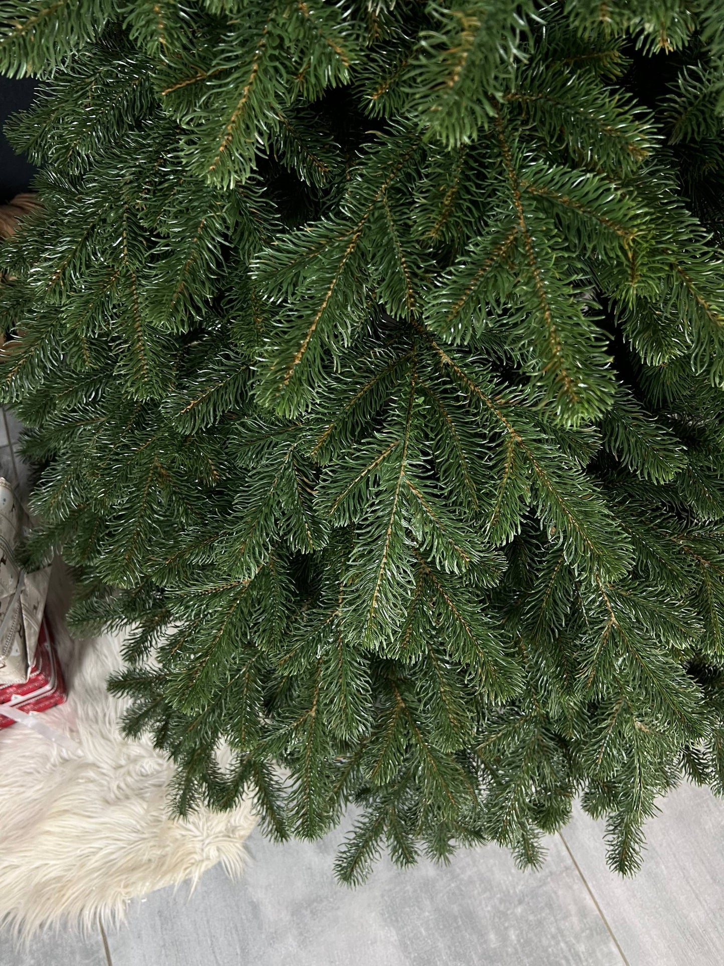 Triumph Christmas tree, green, on a string - 2.1 m.