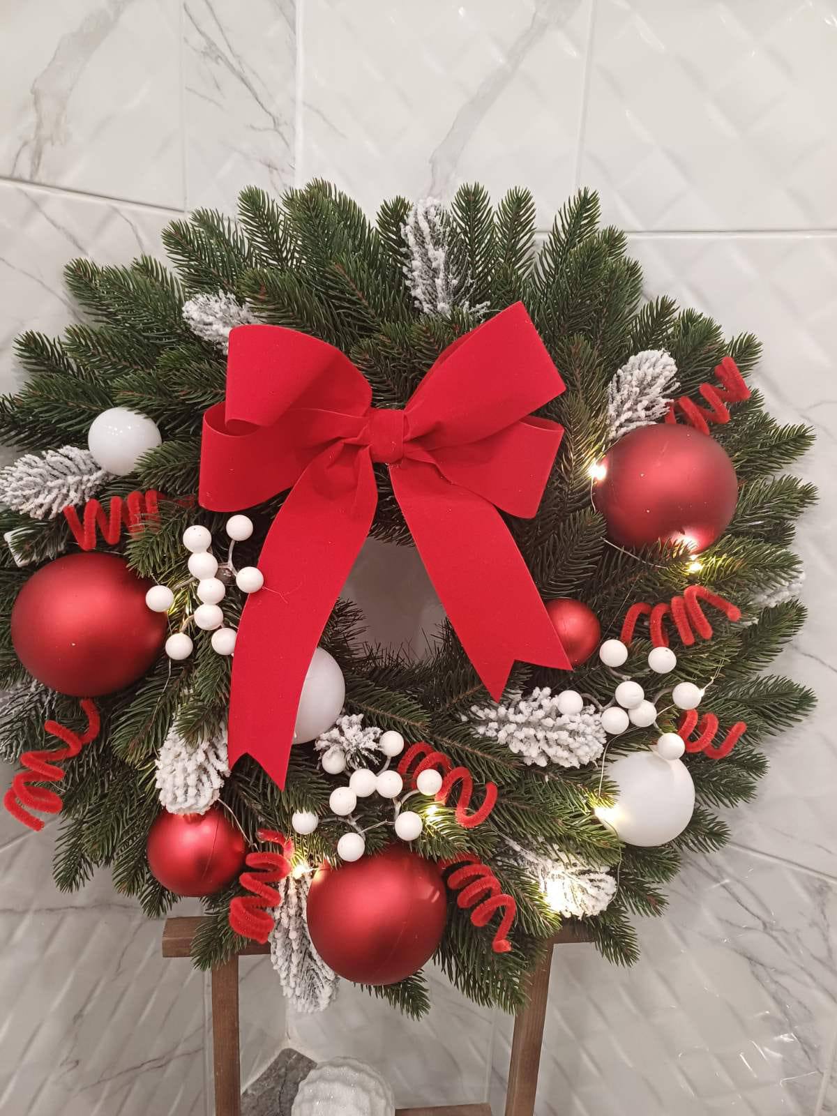 "Festive Joy" Christmas Wreath