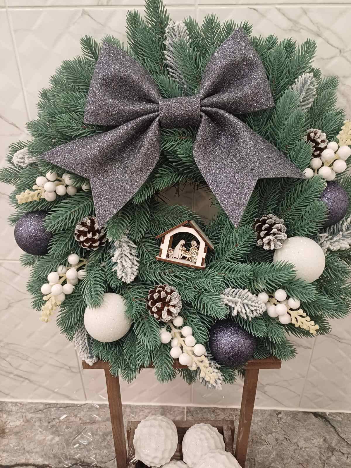 "Winter Twilight" Christmas Wreath