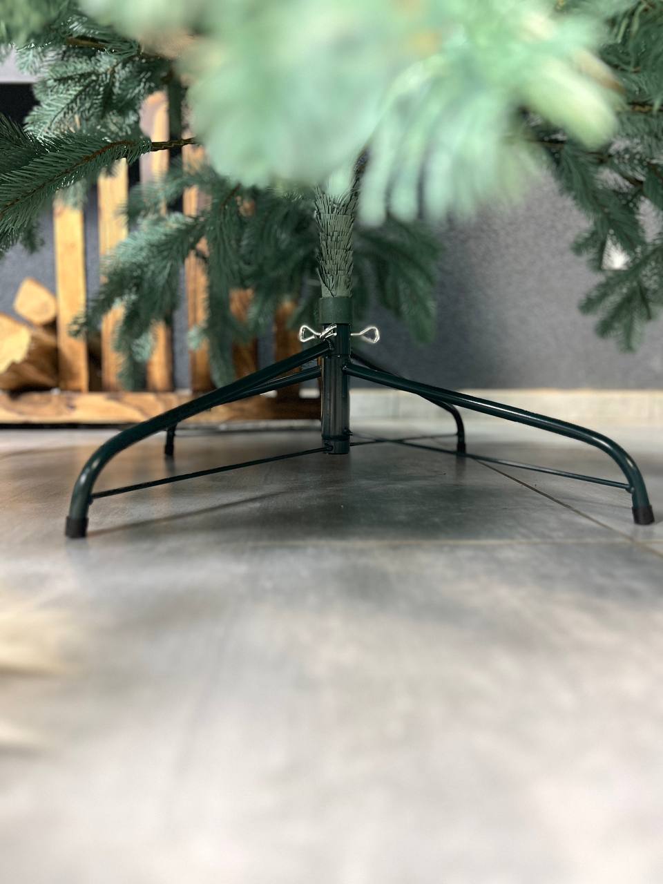 Triumph blue Christmas tree on a string - 2.1 m.