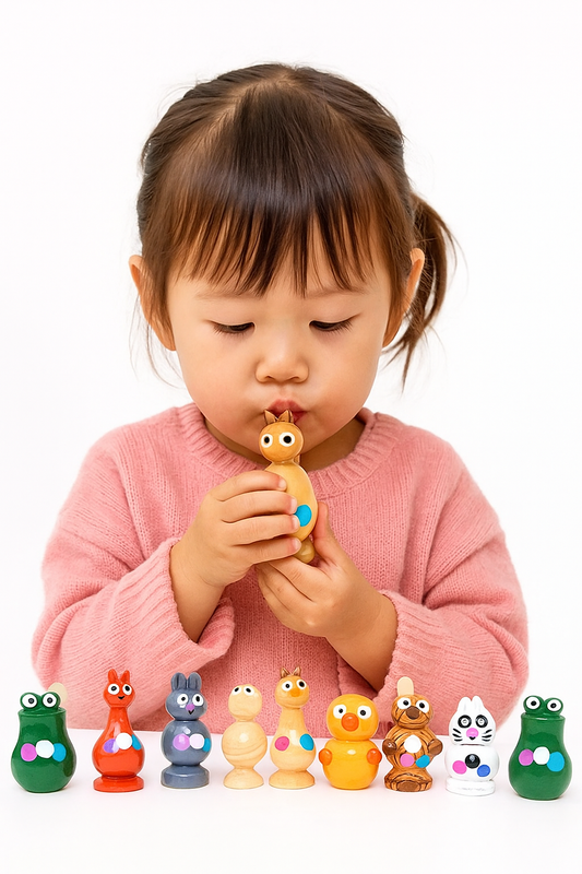 Natural Wooden Squirrel Whistle