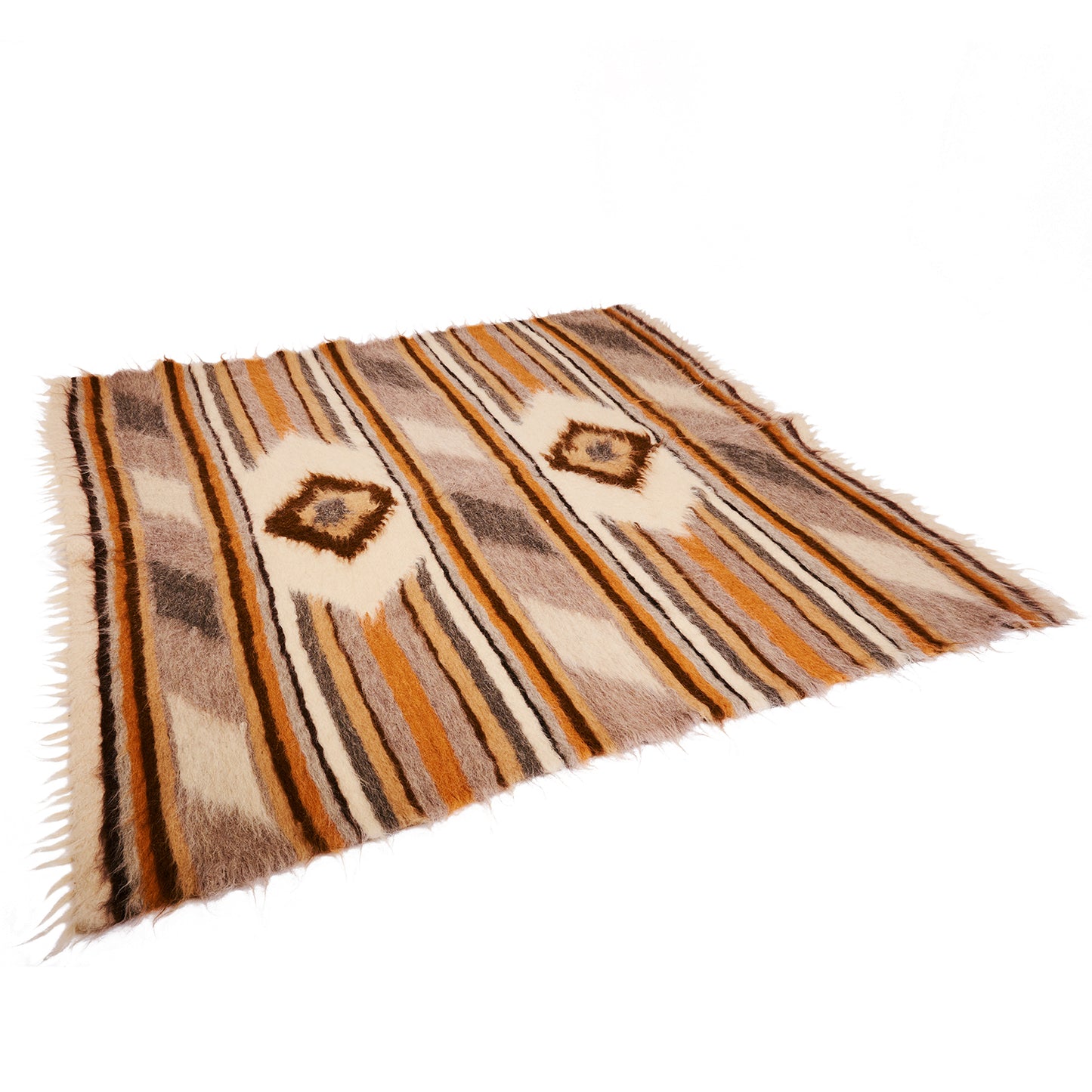 Cozy Wool Throws Rhombus pattern