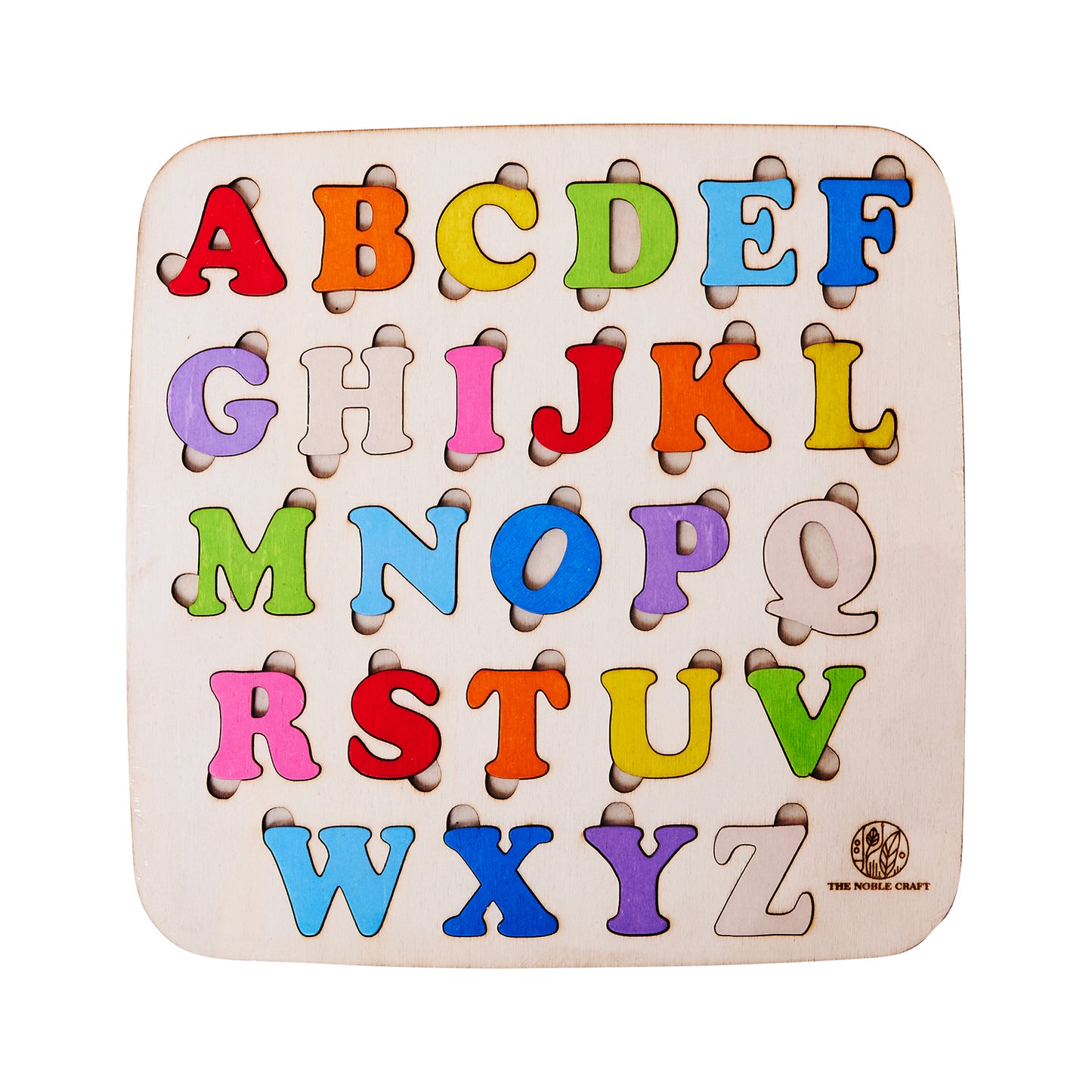 Natural Wooden Alphabet Puzzle (English)