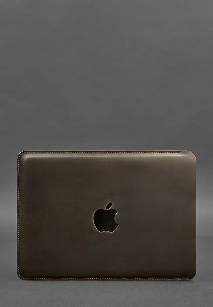 Leather case for MacBook 13 inch Dark Brown Crazy Horse - BN-GC-7-o