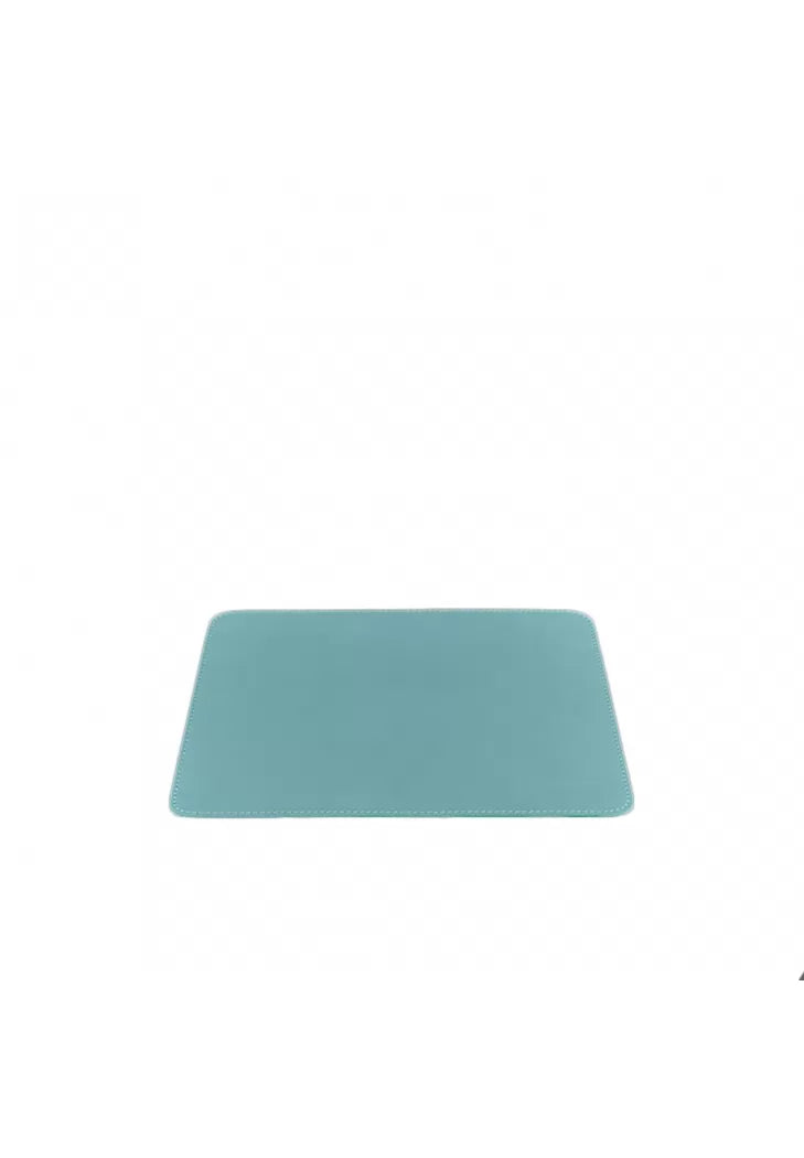 Genuine leather mouse pad 1.0 turquoise crust - BN-MP-tiffany