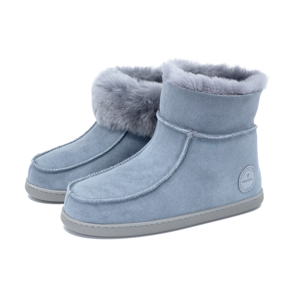 PEPPIN women's slippers ash grey