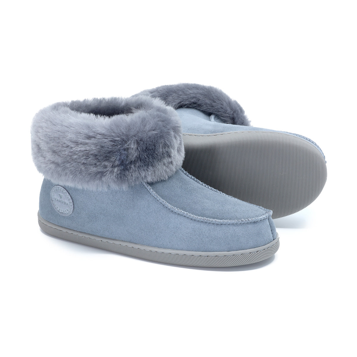 PEPPIN women's slippers ash grey