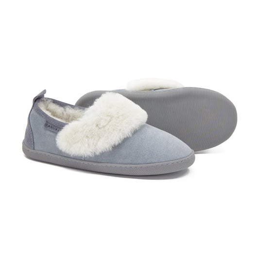 WOMEN'S SLIPPERS CORMO ASH AND WHITE