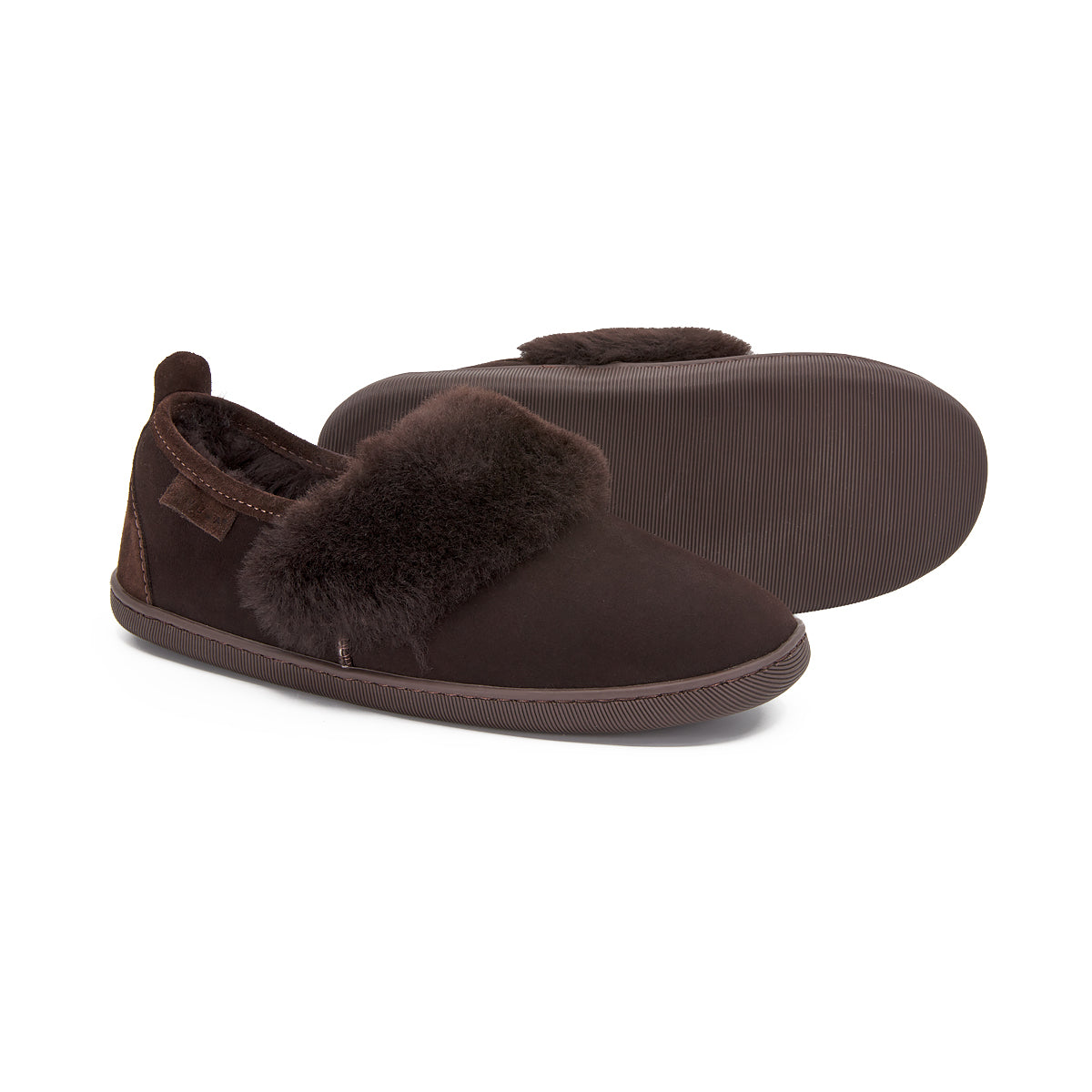 WOMEN'S SLIPPERS CORMO BROWN