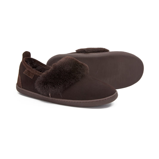 WOMEN'S SLIPPERS CORMO BROWN