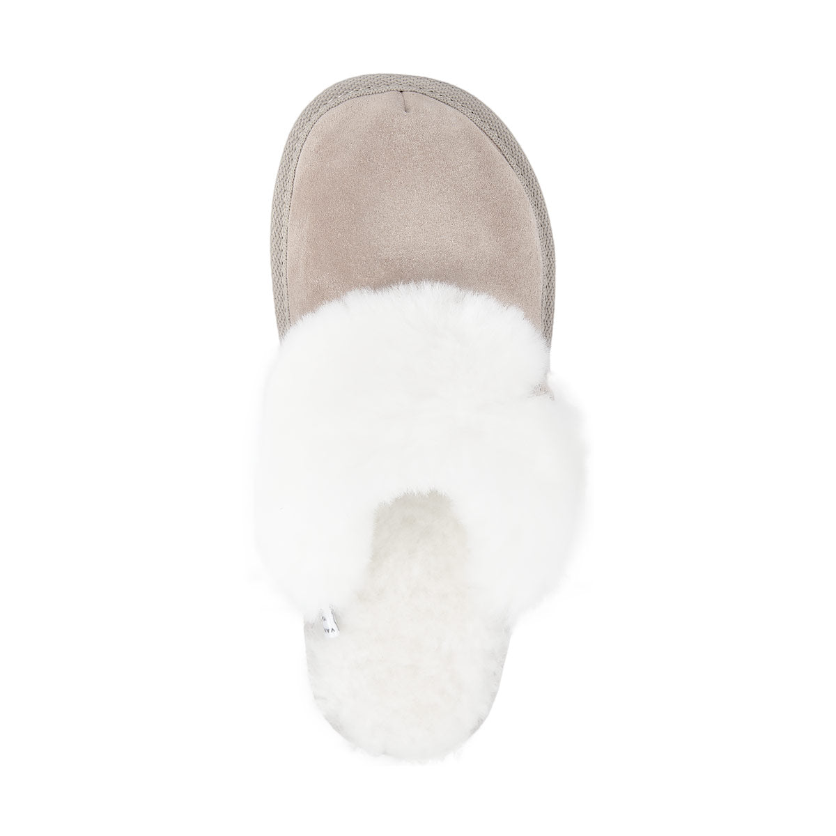 WOMEN'S CASHMERE SLIPPERS BEIGE AND WHITE