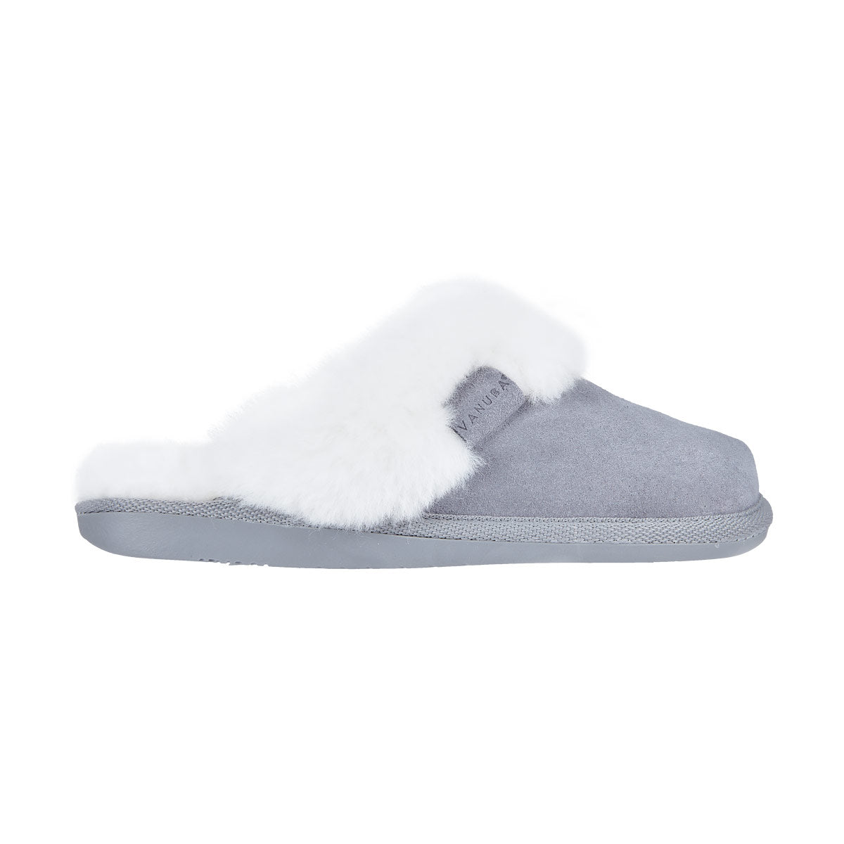 WOMEN'S CASHMERE SLIPPERS ASH-WHITE