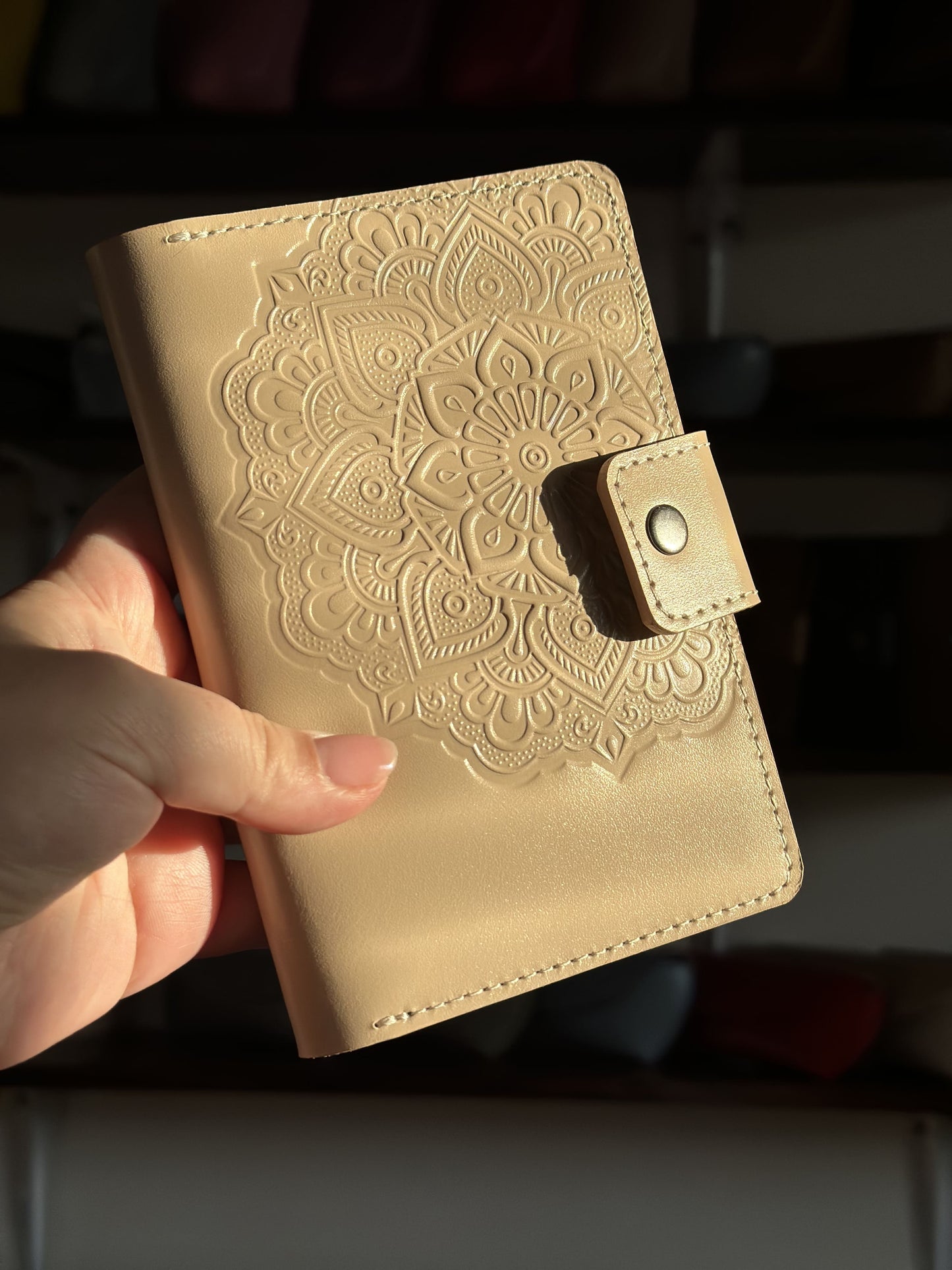 Leather document organizer