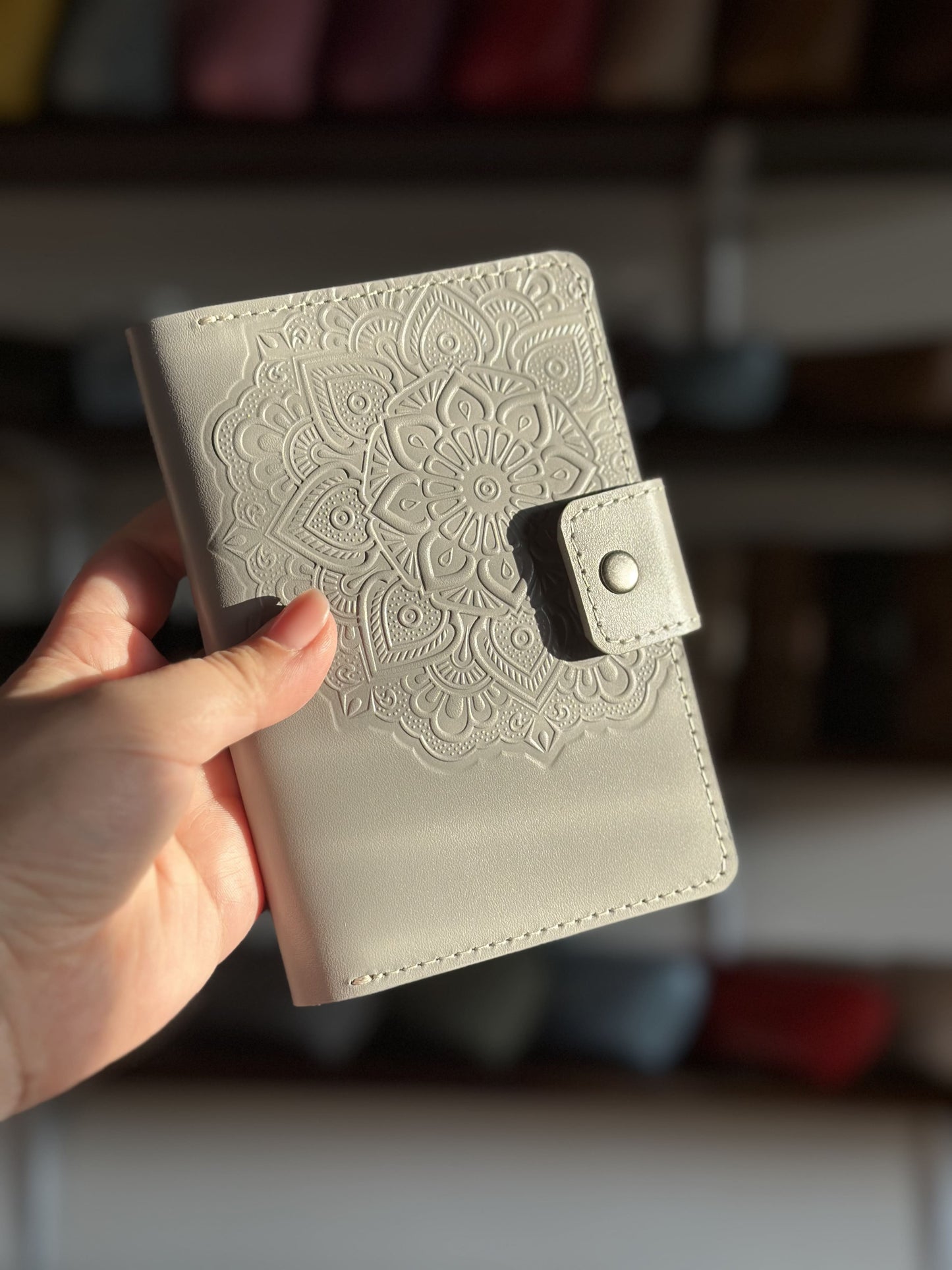 Leather document organizer