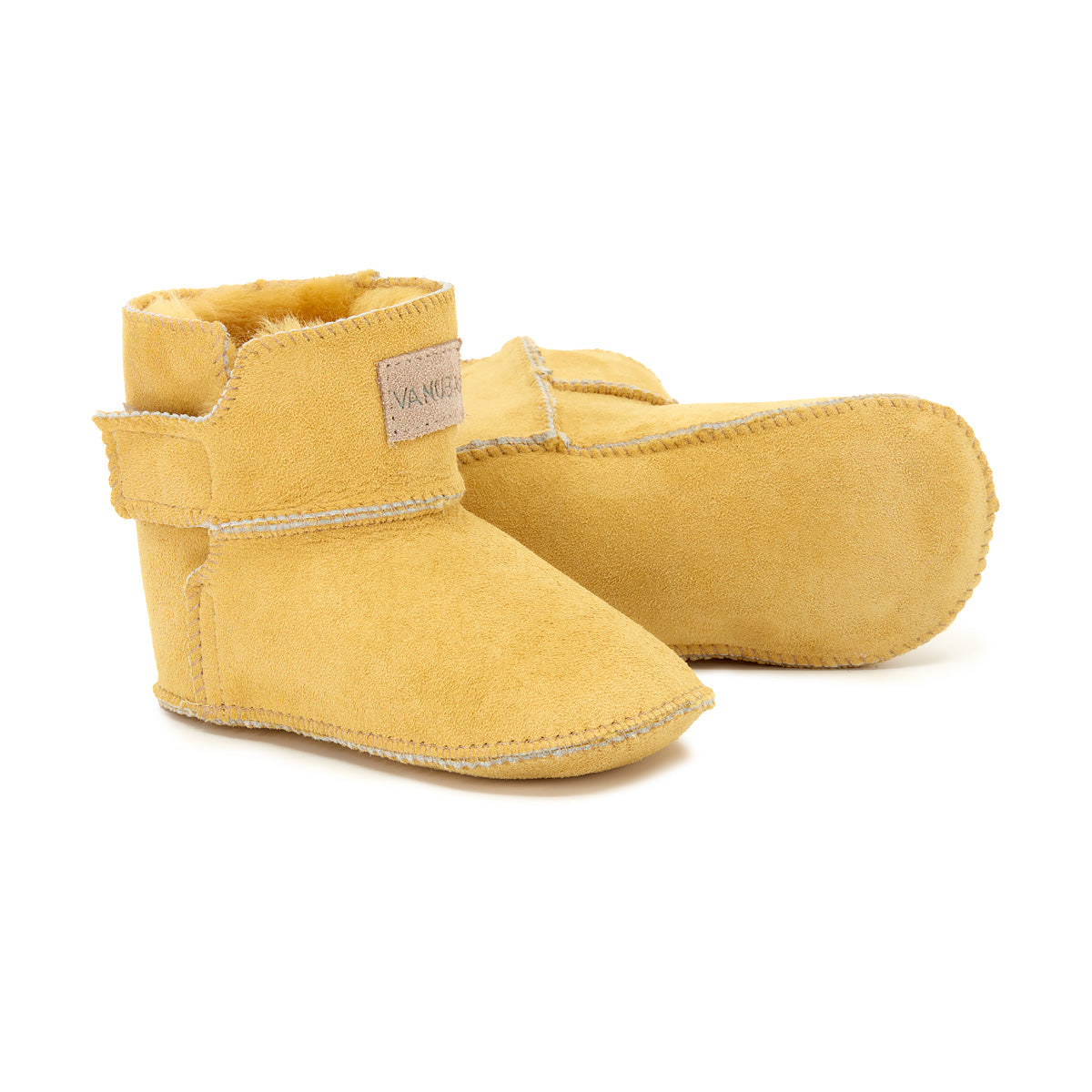KIKO CHILDREN'S SLIPPERS MUSTARD
