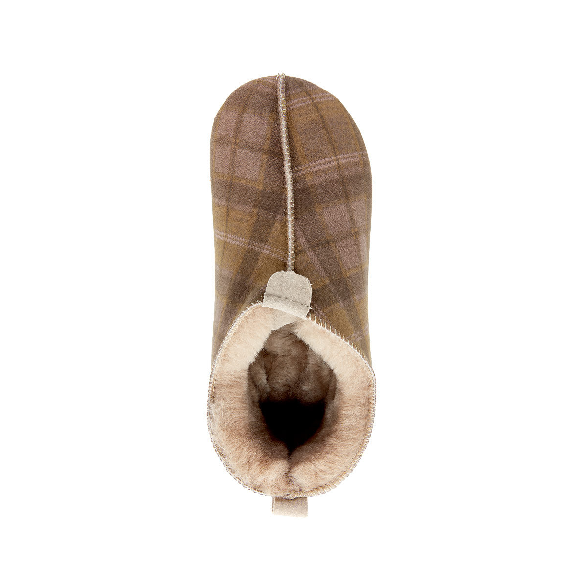 Men's slippers OXFORD Tartan beige