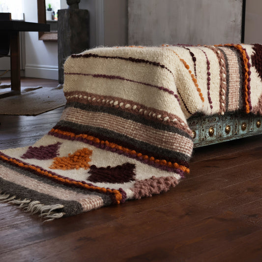 Cozy Wool Throws Rhombus