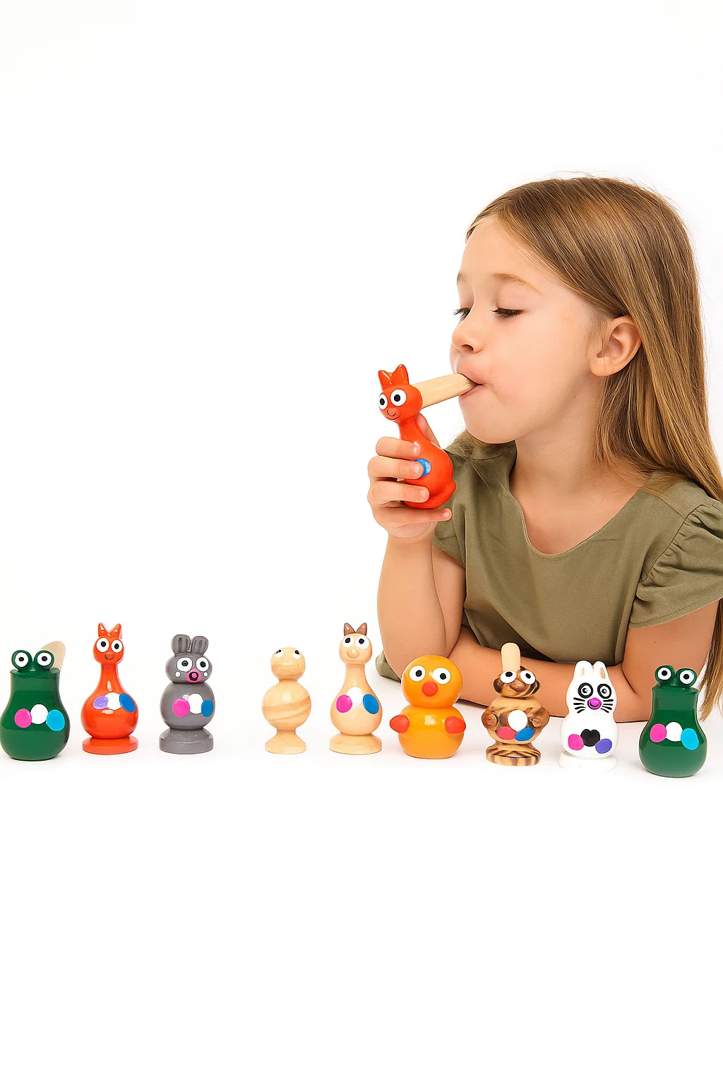 Natural Wooden Fox Whistle