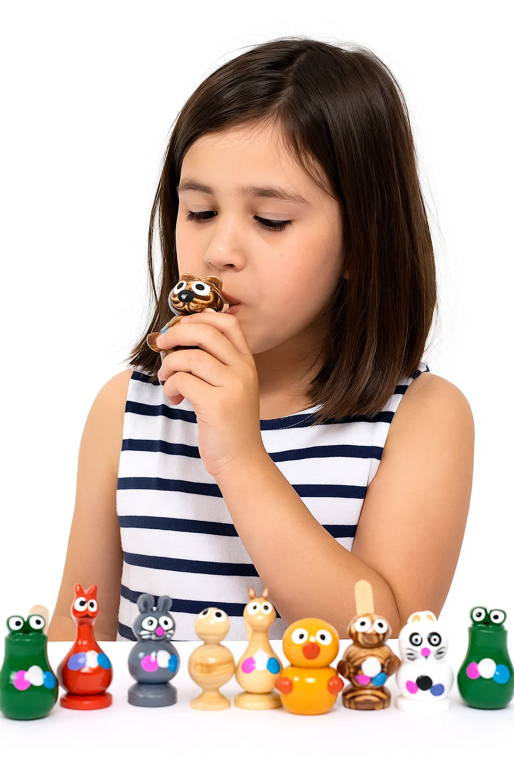 Natural Wooden Bear Whistle