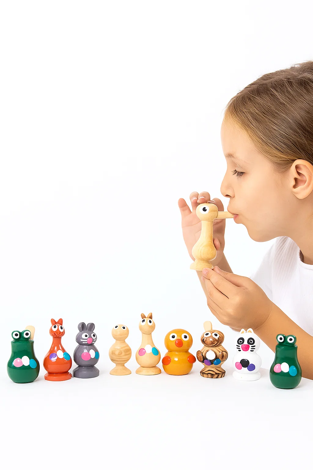 Natural Wooden Bird Whistle