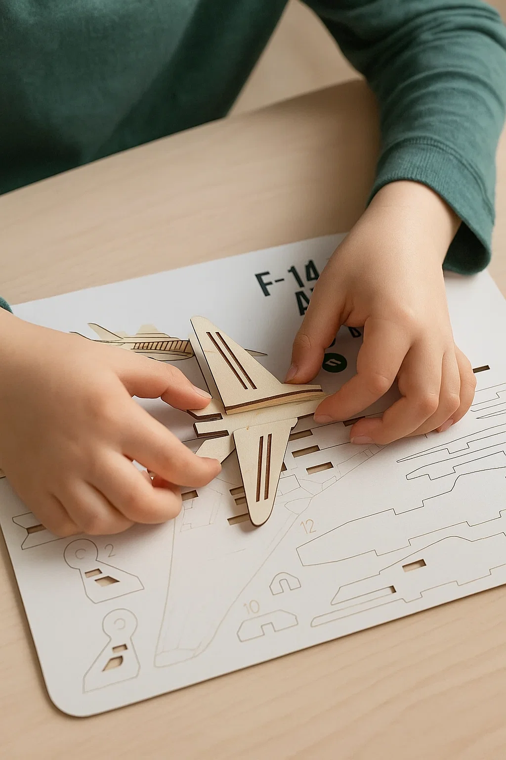 Mechanical Constructor "F-14 Tomcat Airplane"