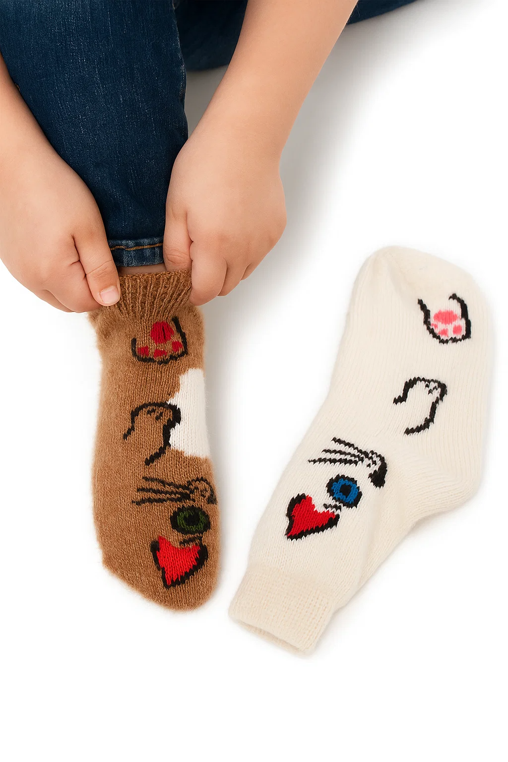 Children's "Funny Cats" Socks