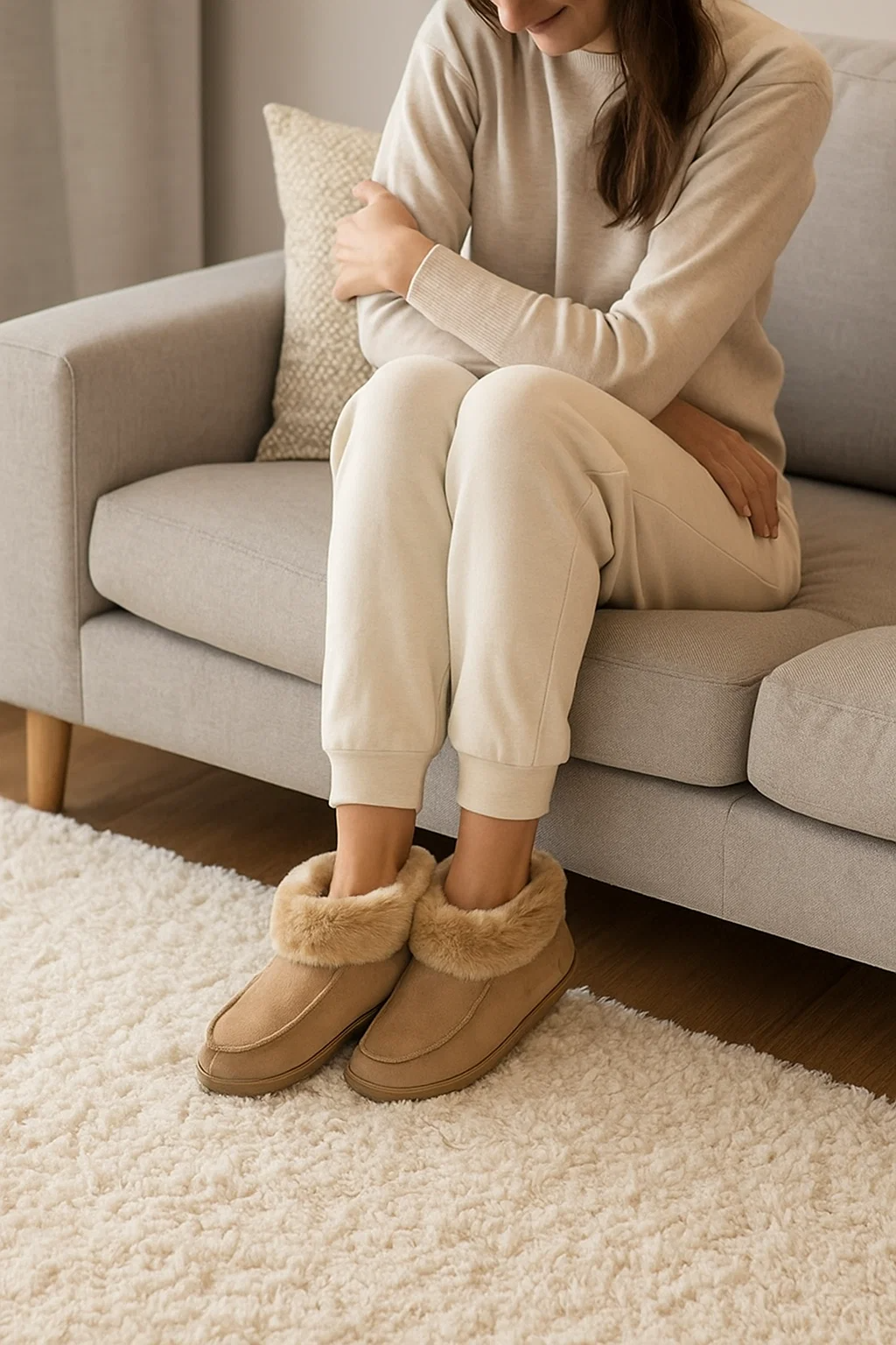 PEPPIN women's slippers beige