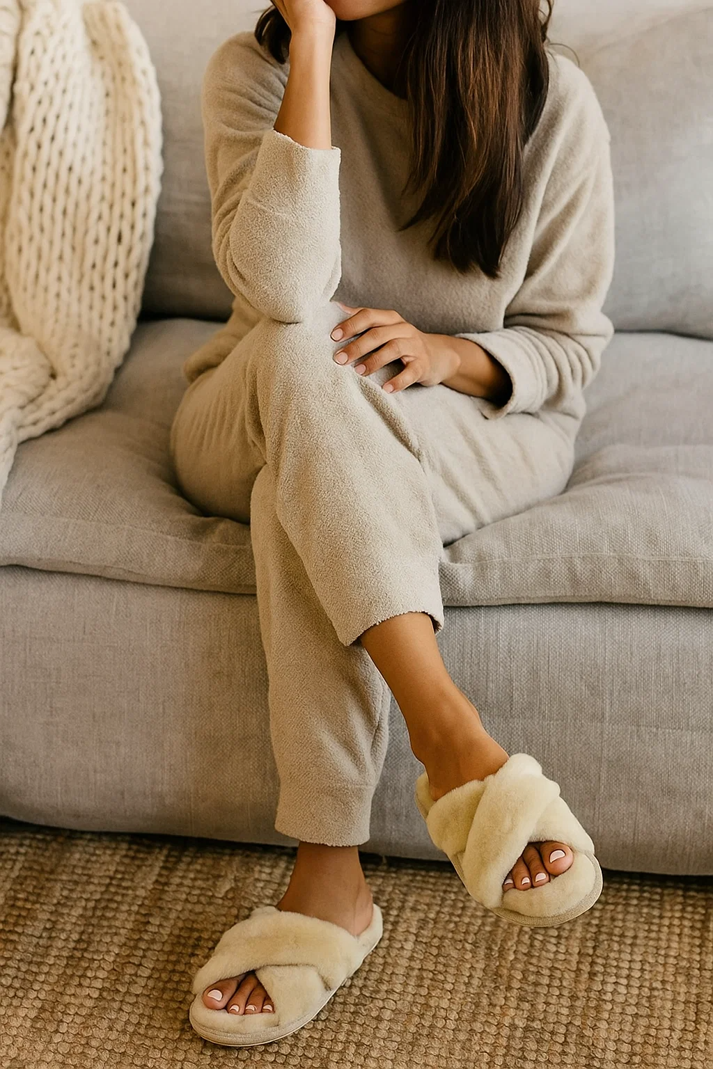 Women's slippers KERRY CHAMPAGNE