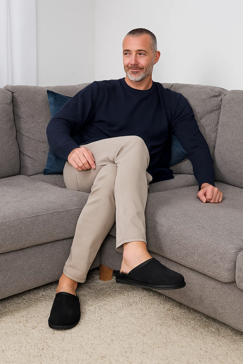 MEN'S SLIPPERS SOAY BLACK