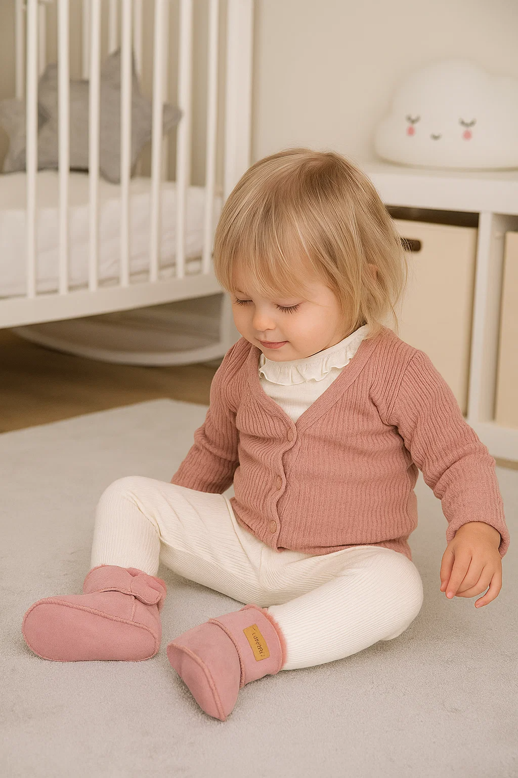 KIKO PINK CHILDREN'S SLIPPERS