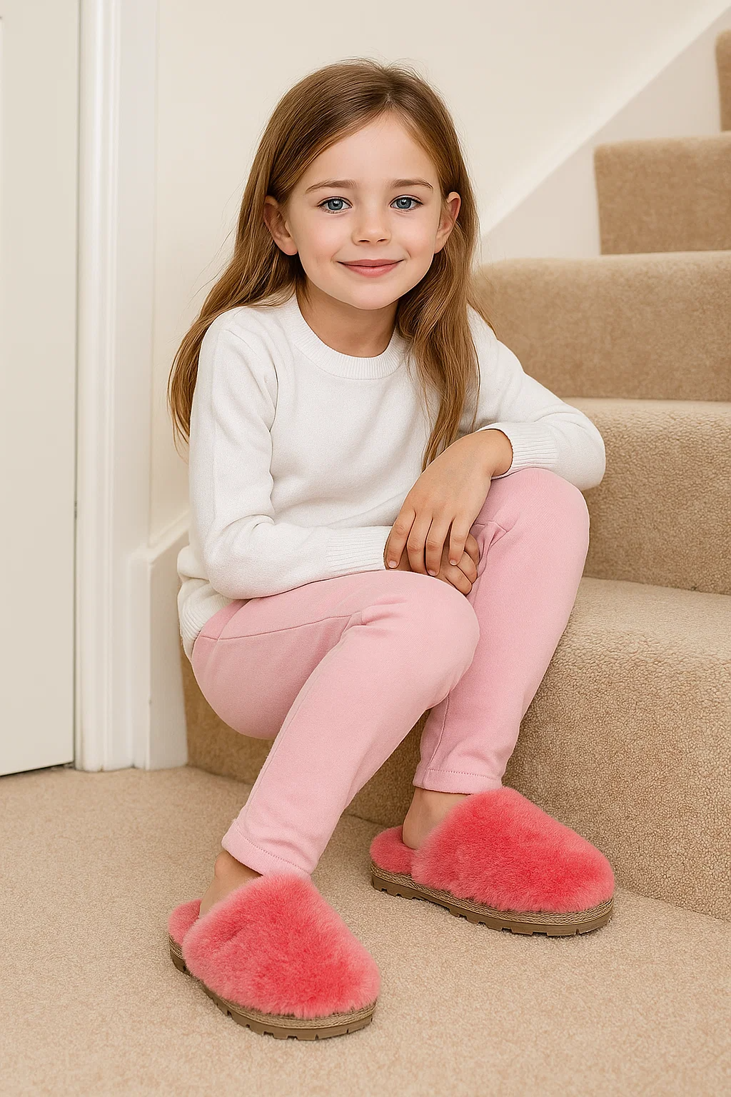 SHANNON children's slippers pink