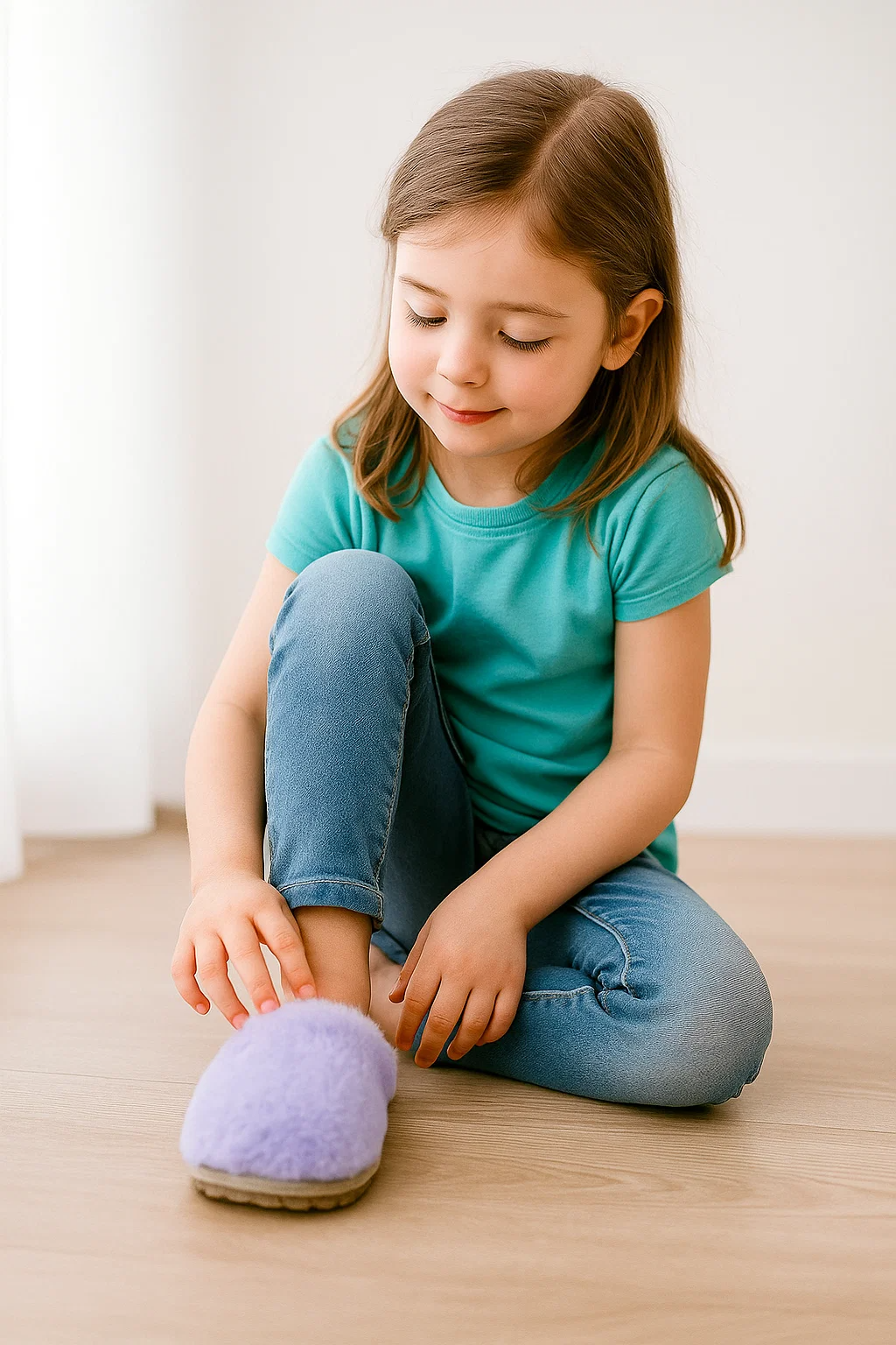 SHANNON children's slippers lilac