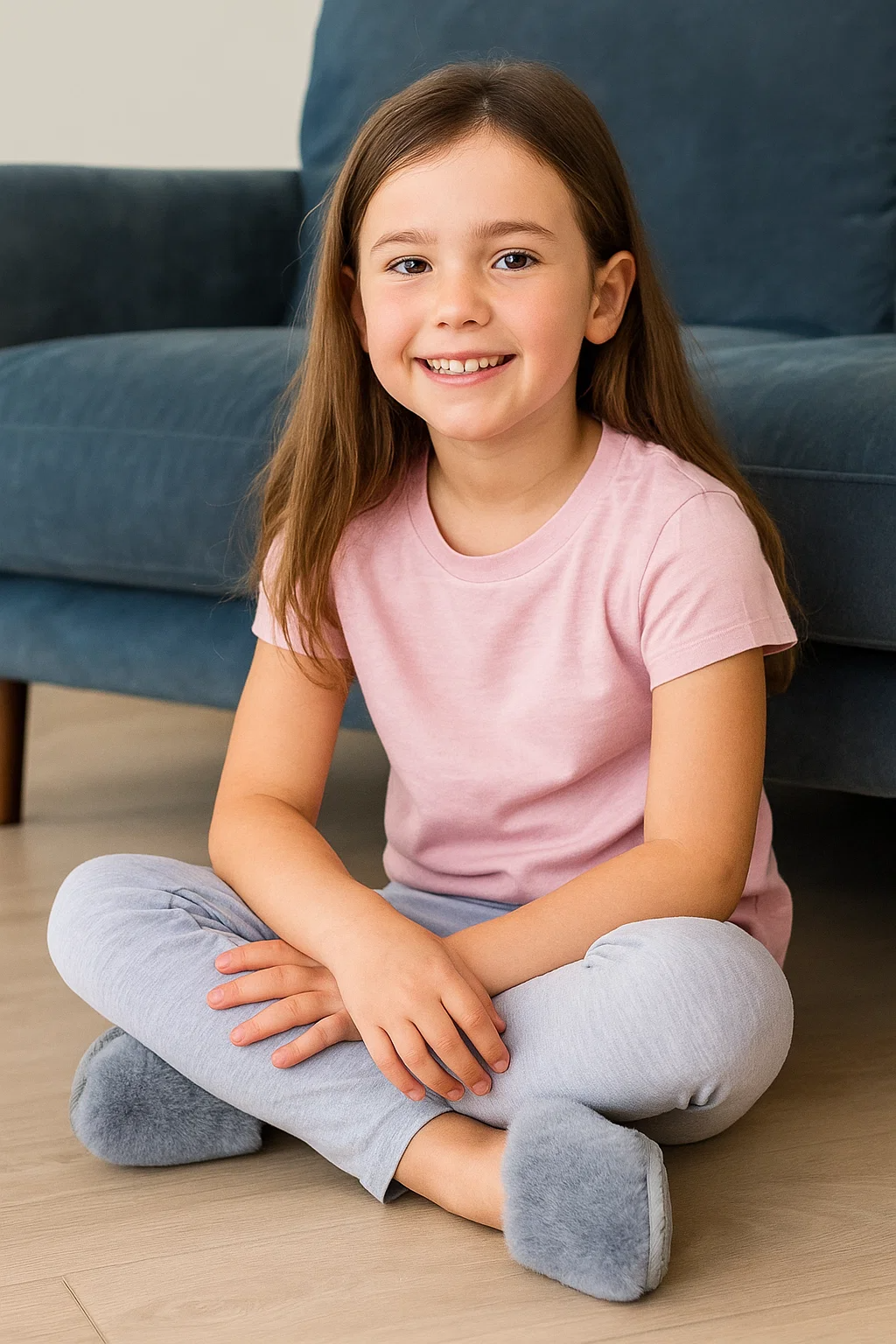 SHANNON children's slippers ash grey