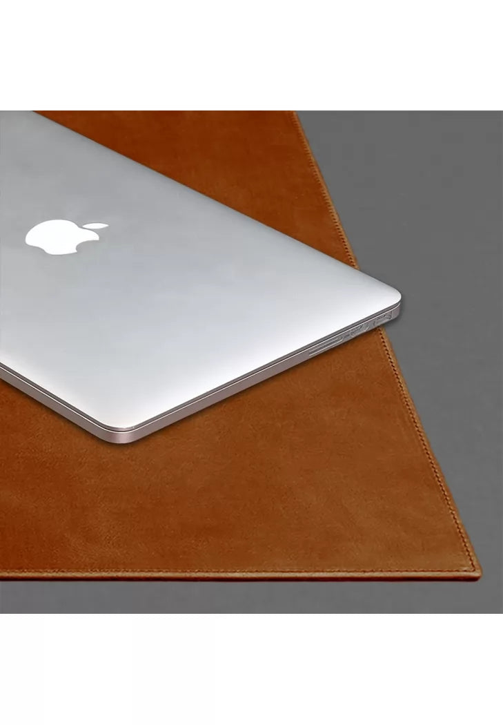 Executive desk pad - Leather bureau 1.0 Light brown Crazy Horse - BN-BV-1-k-kr