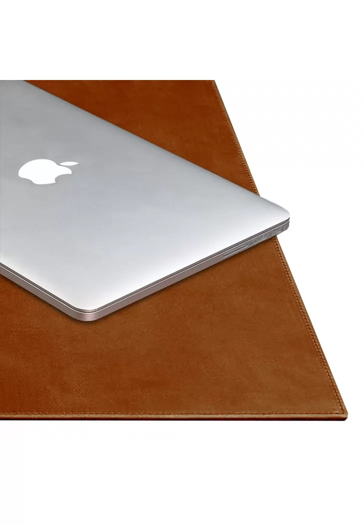 Executive desk pad - Leather bureau 1.0 Light brown Crazy Horse - BN-BV-1-k-kr