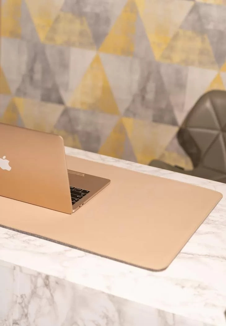 Desk mat 2.0 double-sided light beige - BN-BV-2-light-beige-felt-l