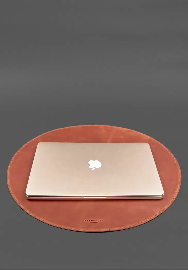 Genuine leather desk set 1.2 light brown Crazy Horse - BN-set-1-2-k-kr