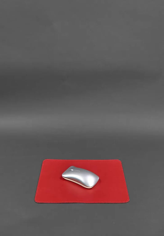 Genuine leather mouse pad 1.0 red crush - BN-MP-red