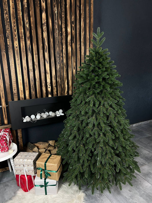 Royal green Christmas tree on a string - 1.8 m.