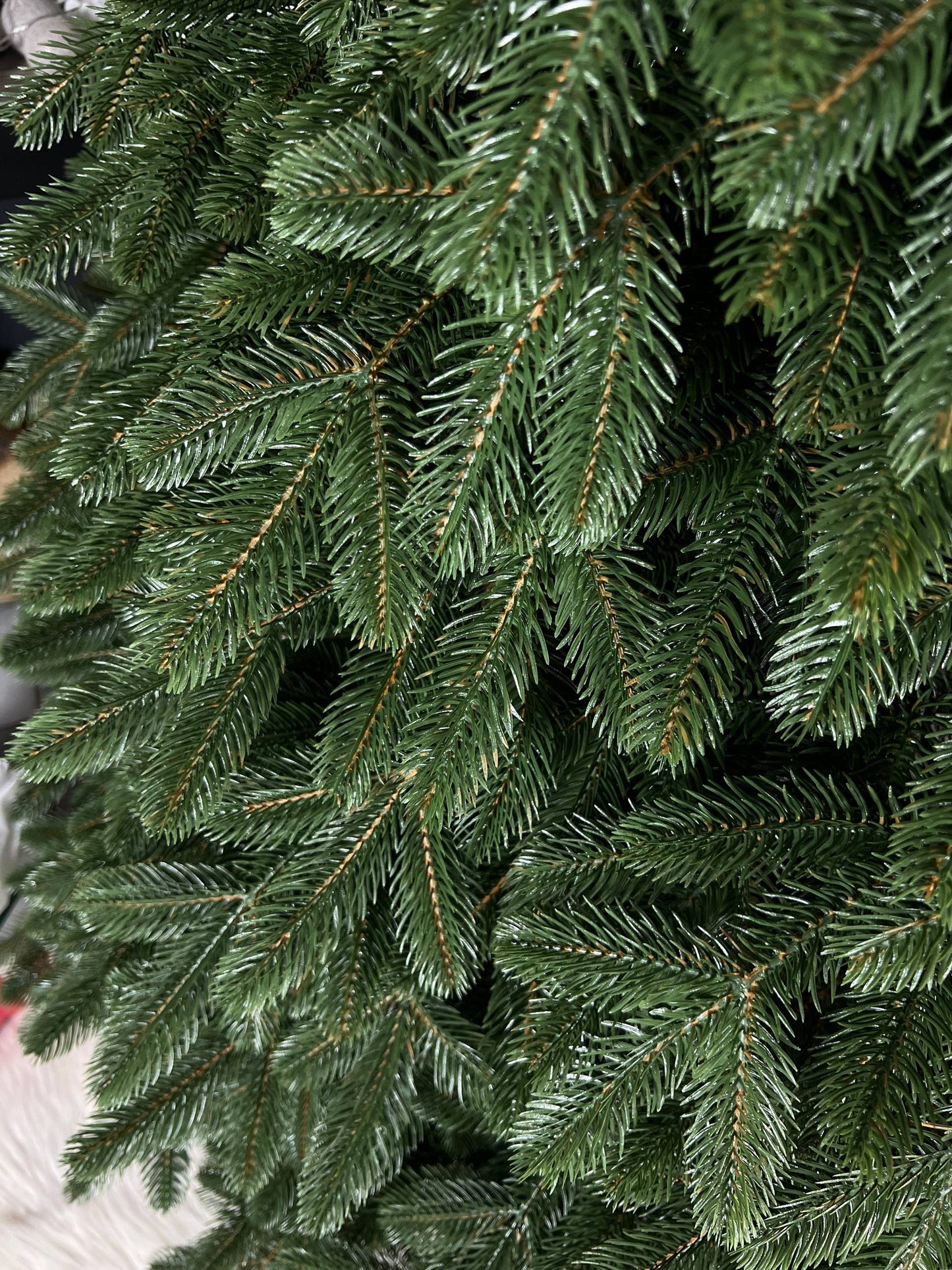 Royal green Christmas tree on a string - 2.3 m.