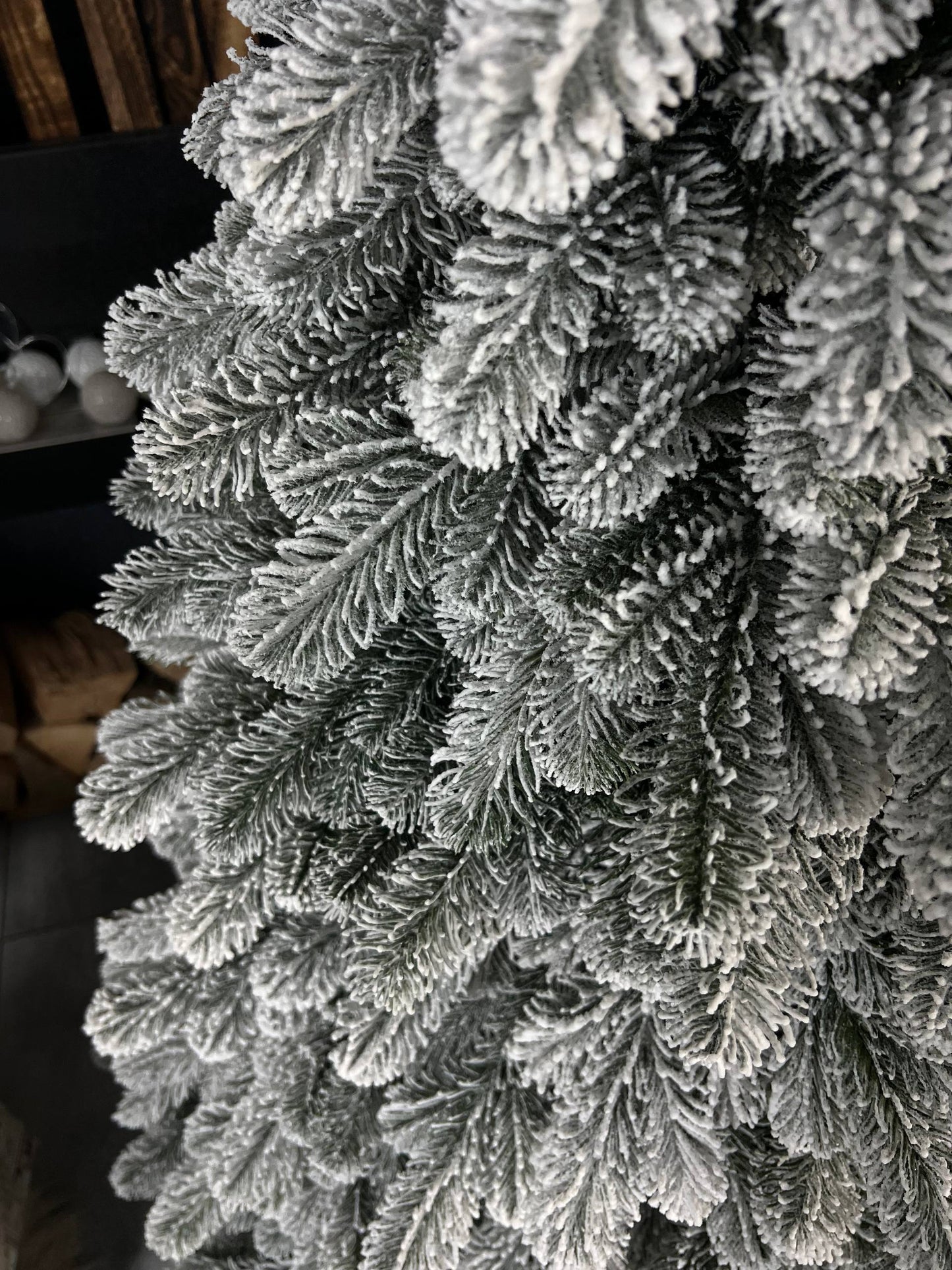 Snow-covered “Triumph” Christmas tree - 1.8 m.