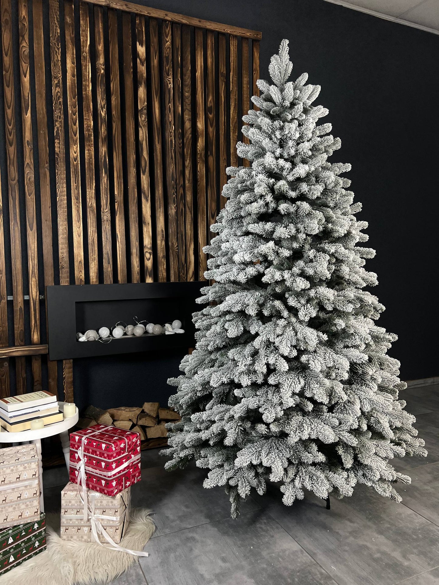 Snow-covered “Triumph” Christmas tree -  2.1 m.