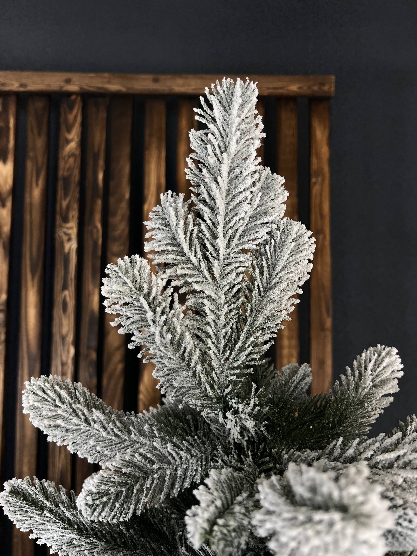 Snow-covered “Triumph” Christmas tree -  2.1 m.