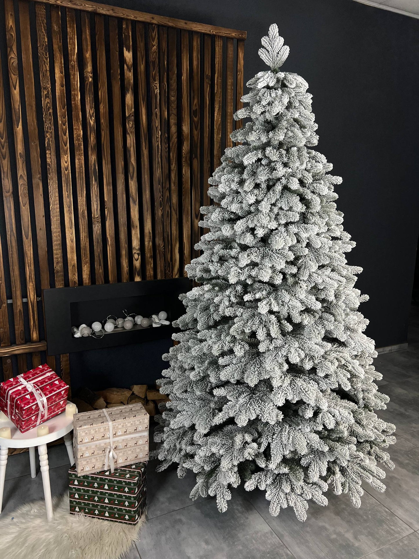 Snow-covered “Triumph” Christmas tree -  2.3 m.