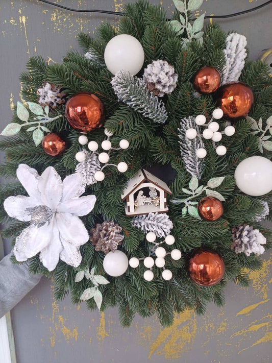Winter Elegance" Christmas Wreath